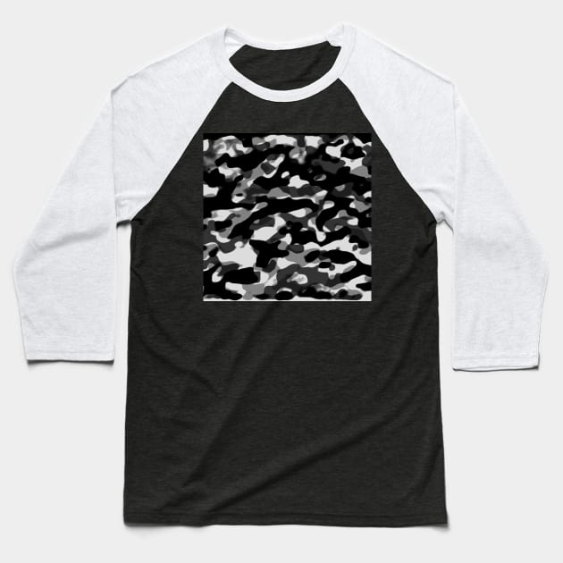 Army Design - Gray Baseball T-Shirt by ezhar.v.b